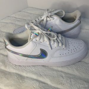 Nike Metallic Court Vision Sneakers